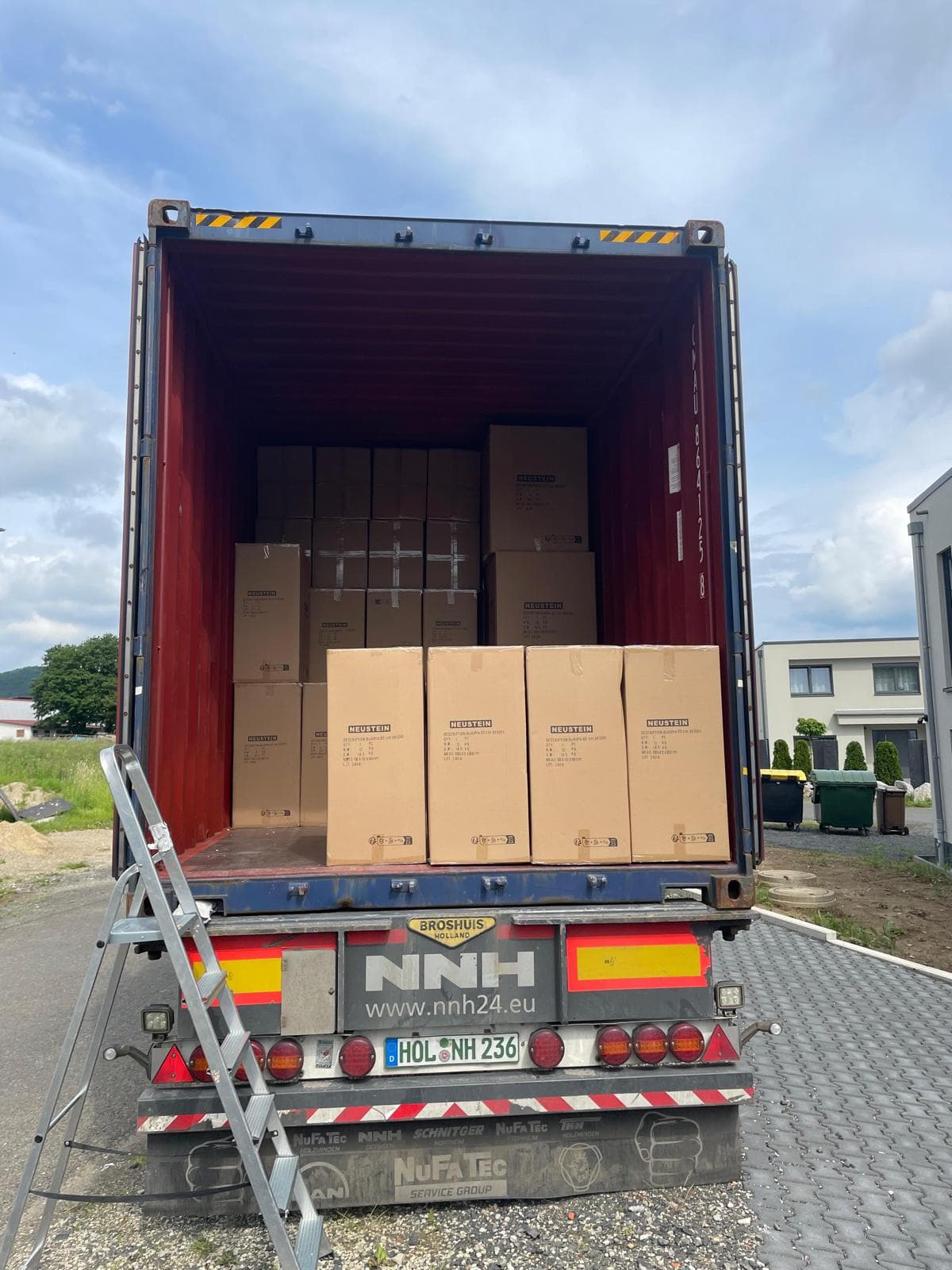 Verladung Überseecontainer
